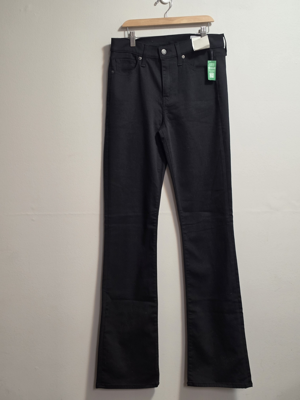 Gap Black Slim Baby Bootcut Tall Jeans Size 29/8tg